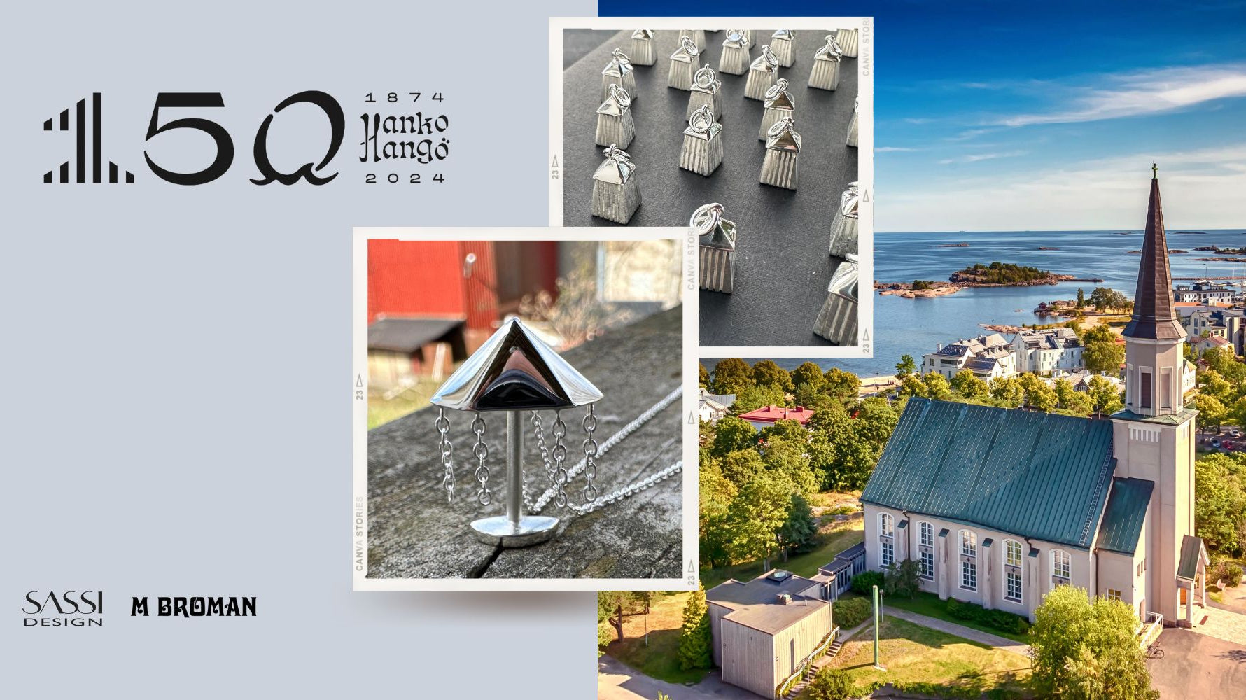 Vi hedrar Hangö 150 med smycken