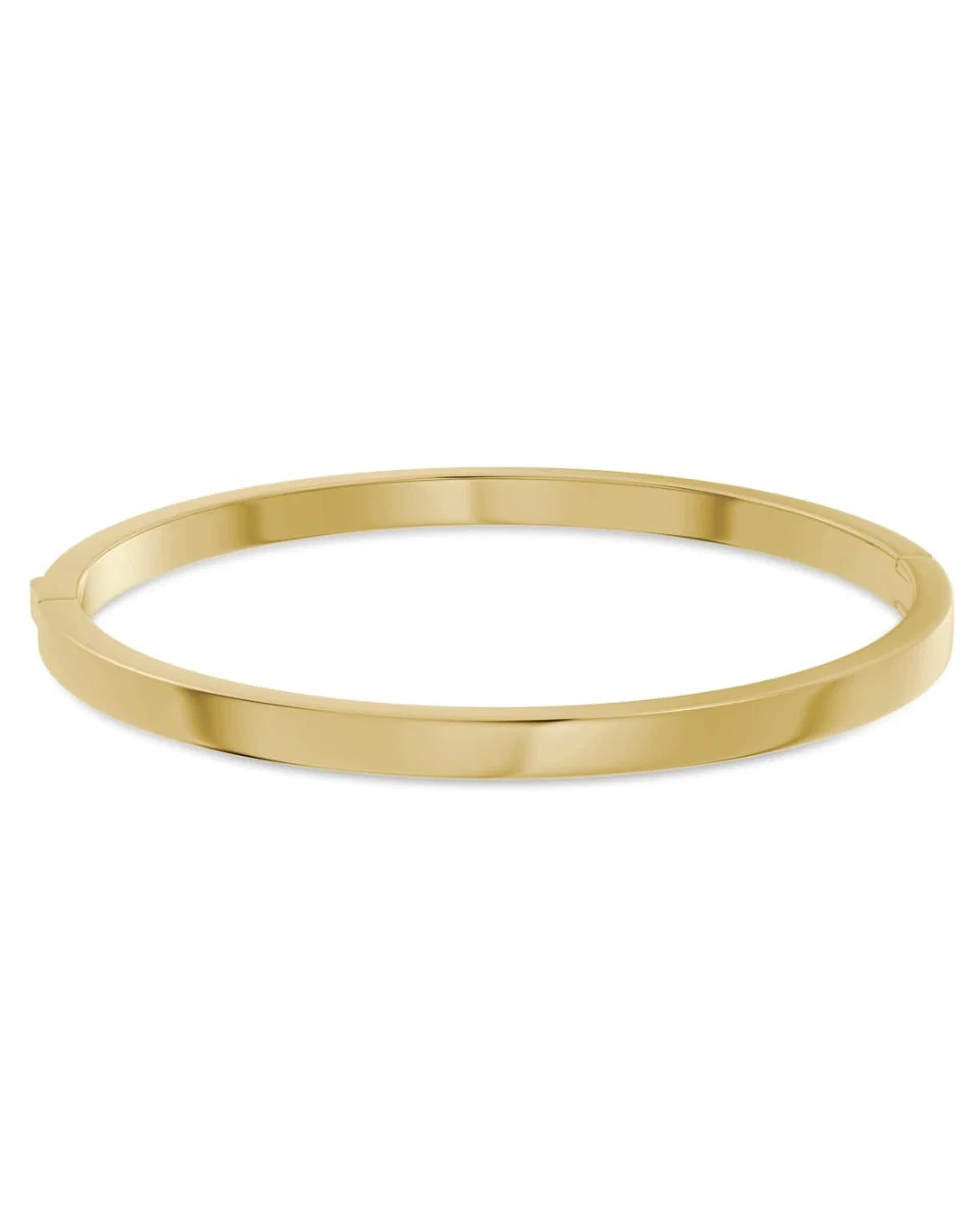 Kullattu Edblad Fave Bangle Gold L -ranrengas 125920