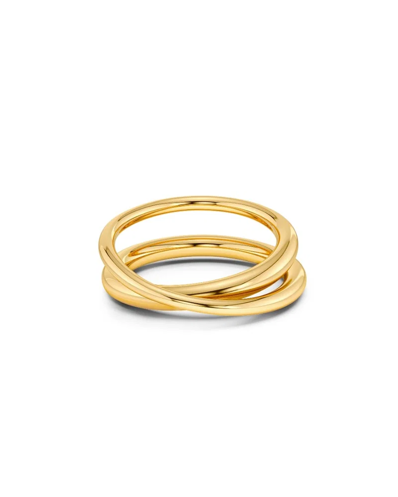 Guldpläterad Edblad Nouveau S Gold ring 131932