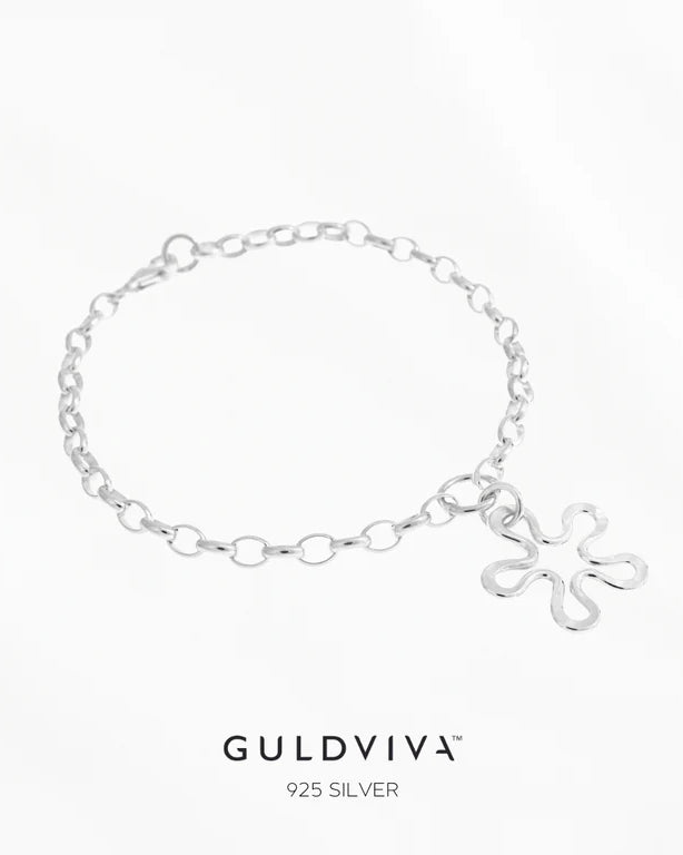 Guldviva Blomman™ Berlock armband, rannekoru