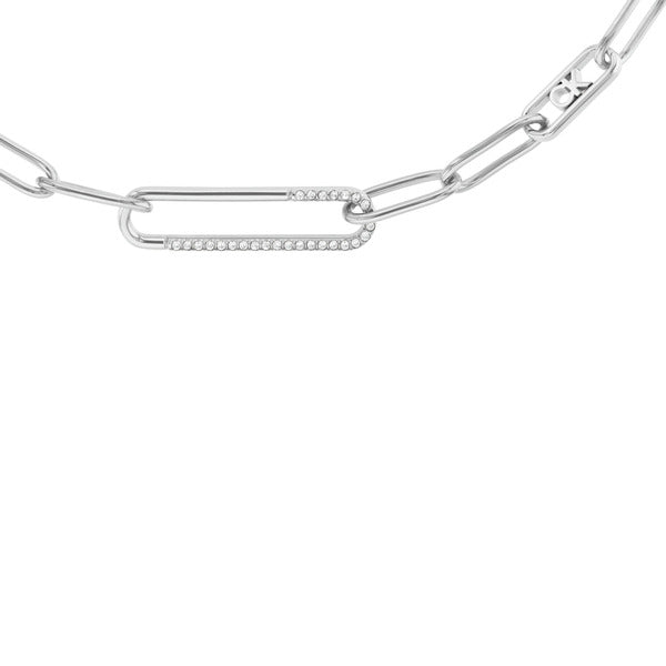 Calvin Klein Asymmetrical Elegance CKJ35000536 halsband i närbild