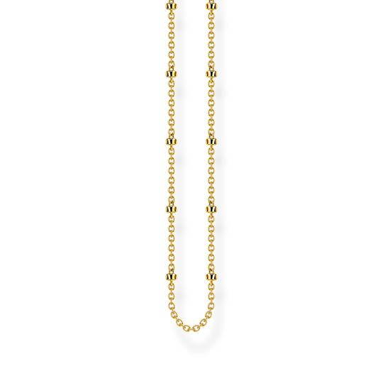 Thomas Sabo Round Belcher Chain KE1890-413-39 är en 1,6 mm tjock förgylld kedja.