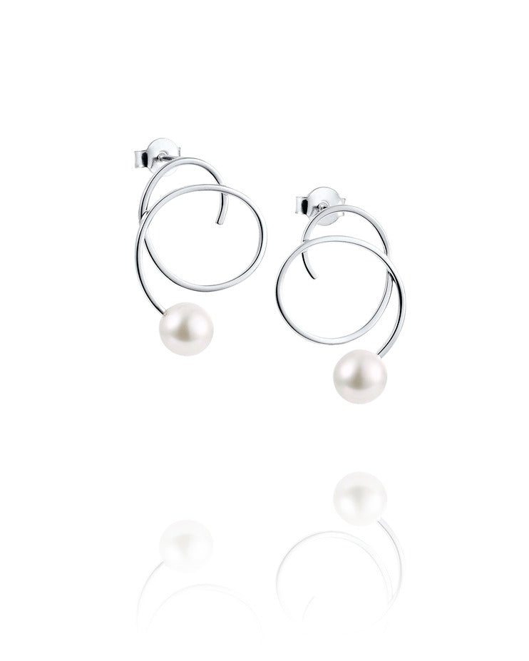 Efva Attling Little Curly Pearly 12-100-02095 örhängen, korvakorut