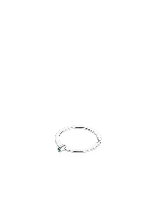 Efva Attling Micro Blink Green Emerald 13-100-01899 ring, sormus