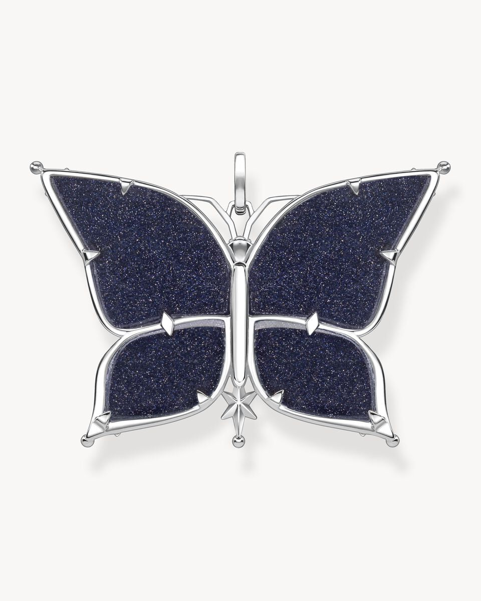 Thomas Sabo Buttefly Star And Moon PE925-945-7 hängsmyckets baksida.