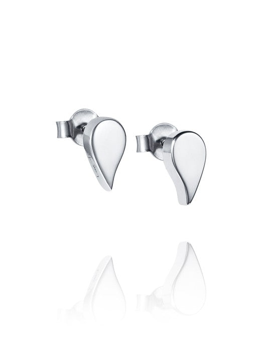 Droppformade Efva Attling Sparkle of Life stiftörhängen i silver, artikelnummer 12-100-02439.