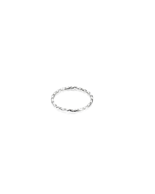 Efva Attling Twisted Orbit Plain 13-100-01541 ring, sormus