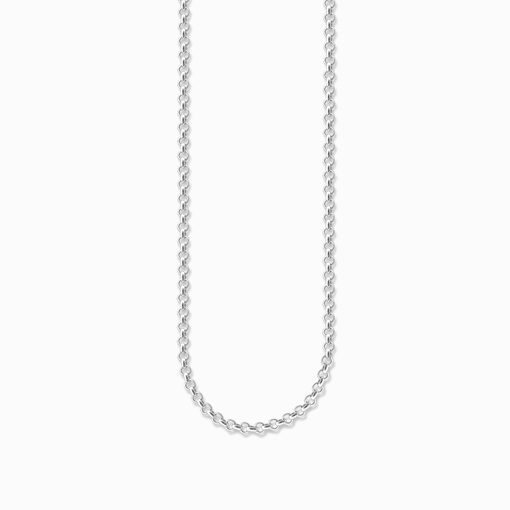 Thomas Sabo Round Belcher Chain X0001-001-12 halsband är en 2 mm tjock färdigkedja i silver.