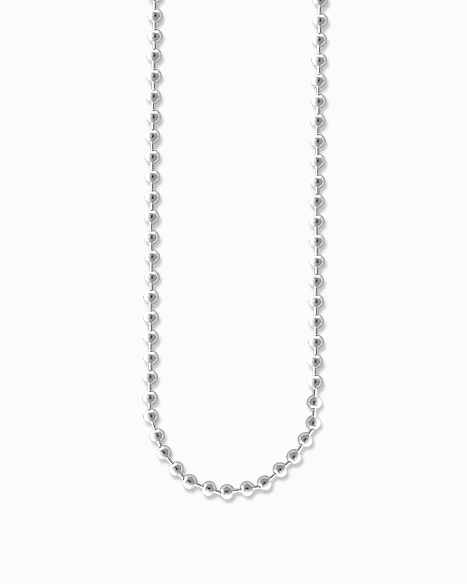 Thomas Sabo Ball Chain X0047-001-12 halsband är en tunn färdigkedja i silver.
