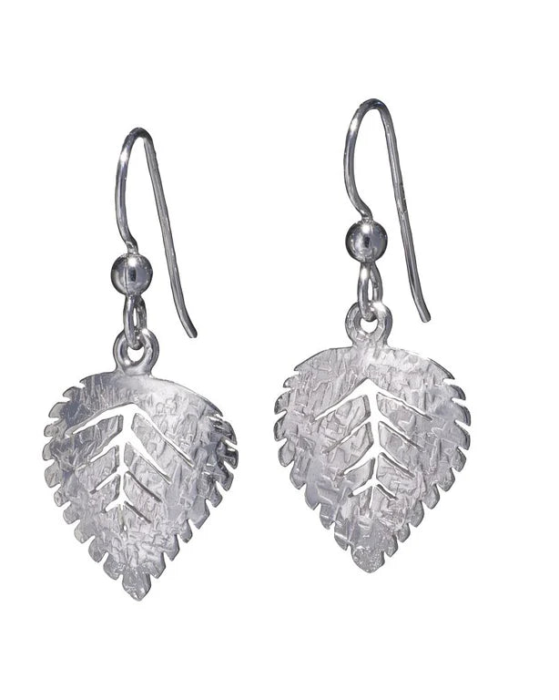 Guldviva Björk örhängen på krok, koukkukorvakorut