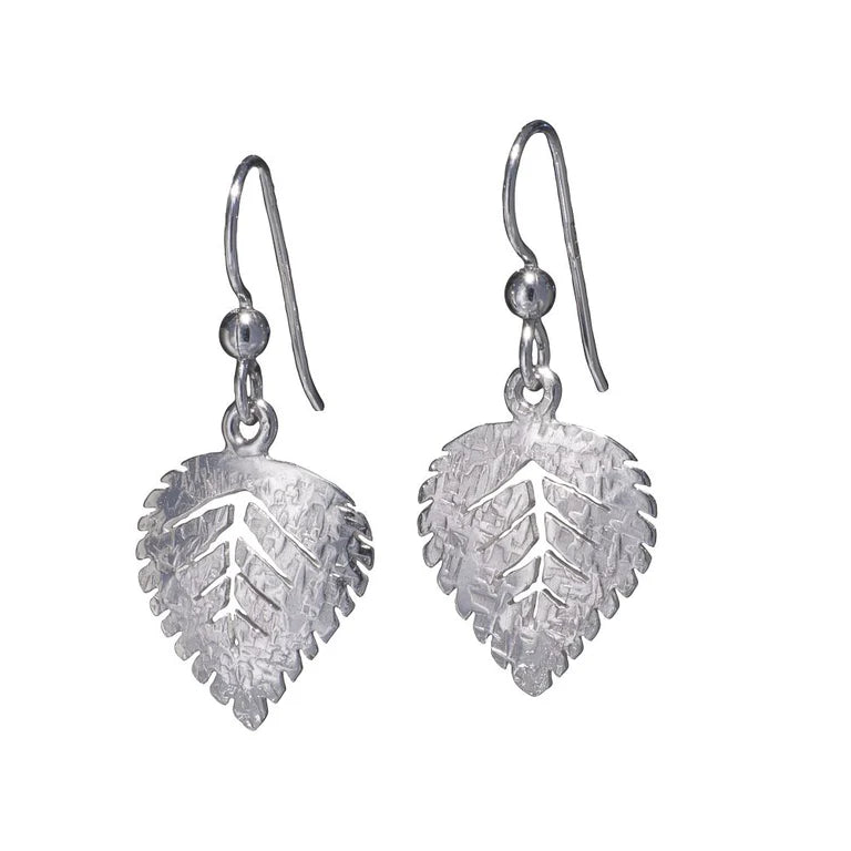 Guldviva Björk örhängen på krok, koukkukorvakorut