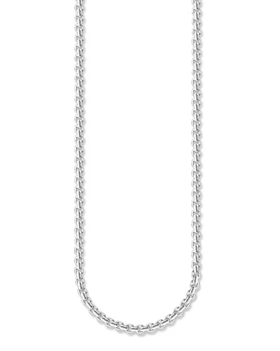 Thomas Sabo Venezia Chain KE1107-001-12 är en silverkedja cirka två millimeter tjock.