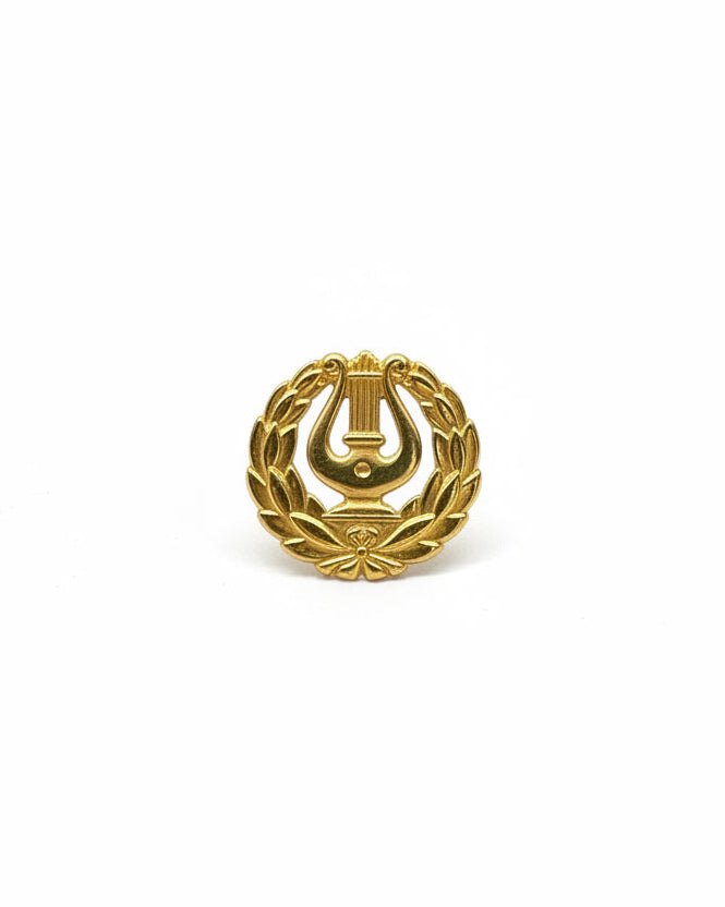 Lakkilyyra 18 mm 14K kultaa Suomi-malli ylioppilaslakkiin