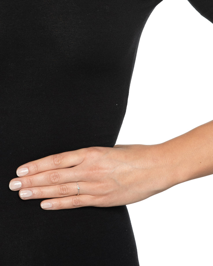 Efva Attling Micro Blink Green Emerald 13-100-01899 ring, sormus