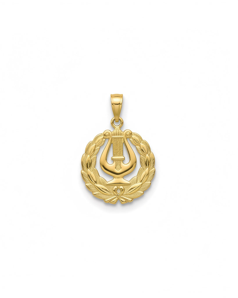 Riipuslyyra 18 mm 14K kultaa Suomi-malli