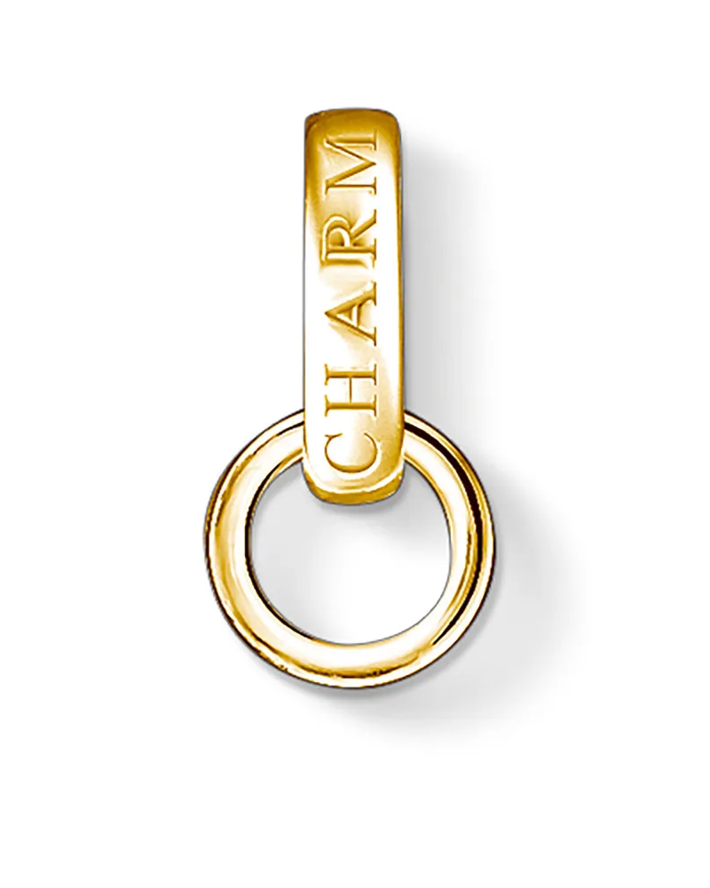 Kullanvärinen Thomas Sabo Charm Club X0248-413-39 -charminpidike CHARM CLUB -kaiverruksella.