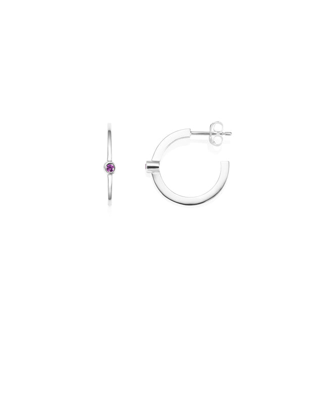 Efva Attling Micro Blink - pink sapphire 12-100-01896 örhängen, korvakorut