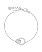 Edblad Eternal Orbit Bracelet Silver armband i blankt stål med zirkonior 120173