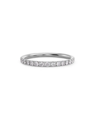 Edblad Glow Ring Mini Steel ring i stål med zirkonia 121093 framifrån