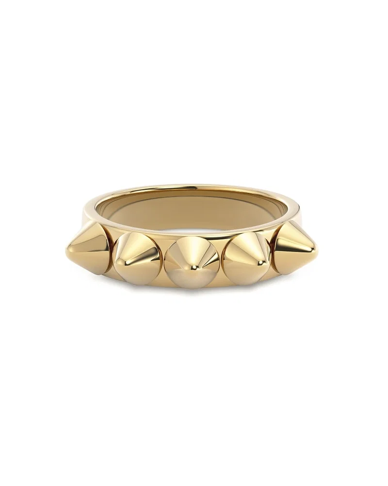 Kullattu Edblad Peak Ring Single Gold -niittisormus 124721 edestä
