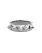 Teräksinen Edblad Peak Ring Single Silver -niittisormus 124722 edestä