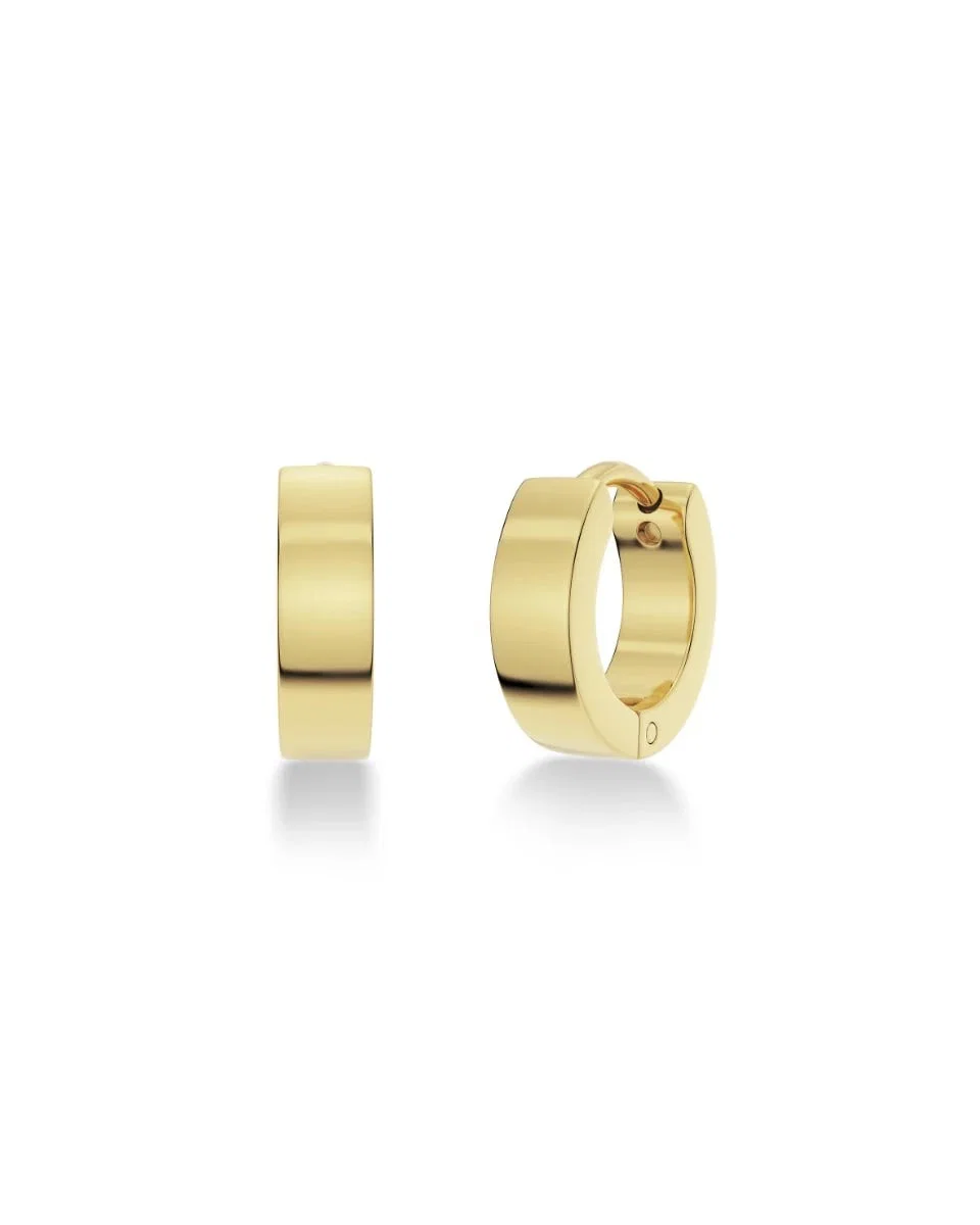 Guldpläterade Edblad Fave Hoops Gold ringörhängen 125916