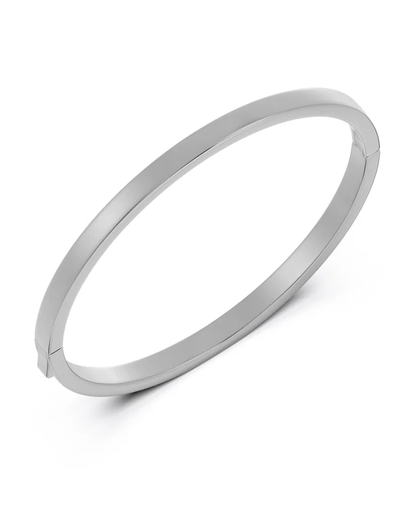 Teräksinen Edblad Fave Bangle Steel -rannerengas 125921 viistosta
