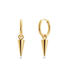 Kullatut Edblad Peak Hoops Mini Gold -rengaskorvakorut niitillä 126248