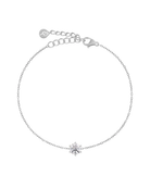 Teräksinen Edblad Crown Bracelet Steel -zirkoniarannekoru 126875