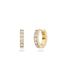 Kullatut Edblad Glow Hoops S Gold -rengaskorvakorut zirkonioilla 126886