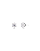 Edblad Crown Studs Silver -nappikorvakorut 127194 kimaltelevalla zirkonialla