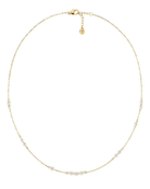 Kullattu Edblad Breeze Necklace Multi Gold -helmikaulakoru