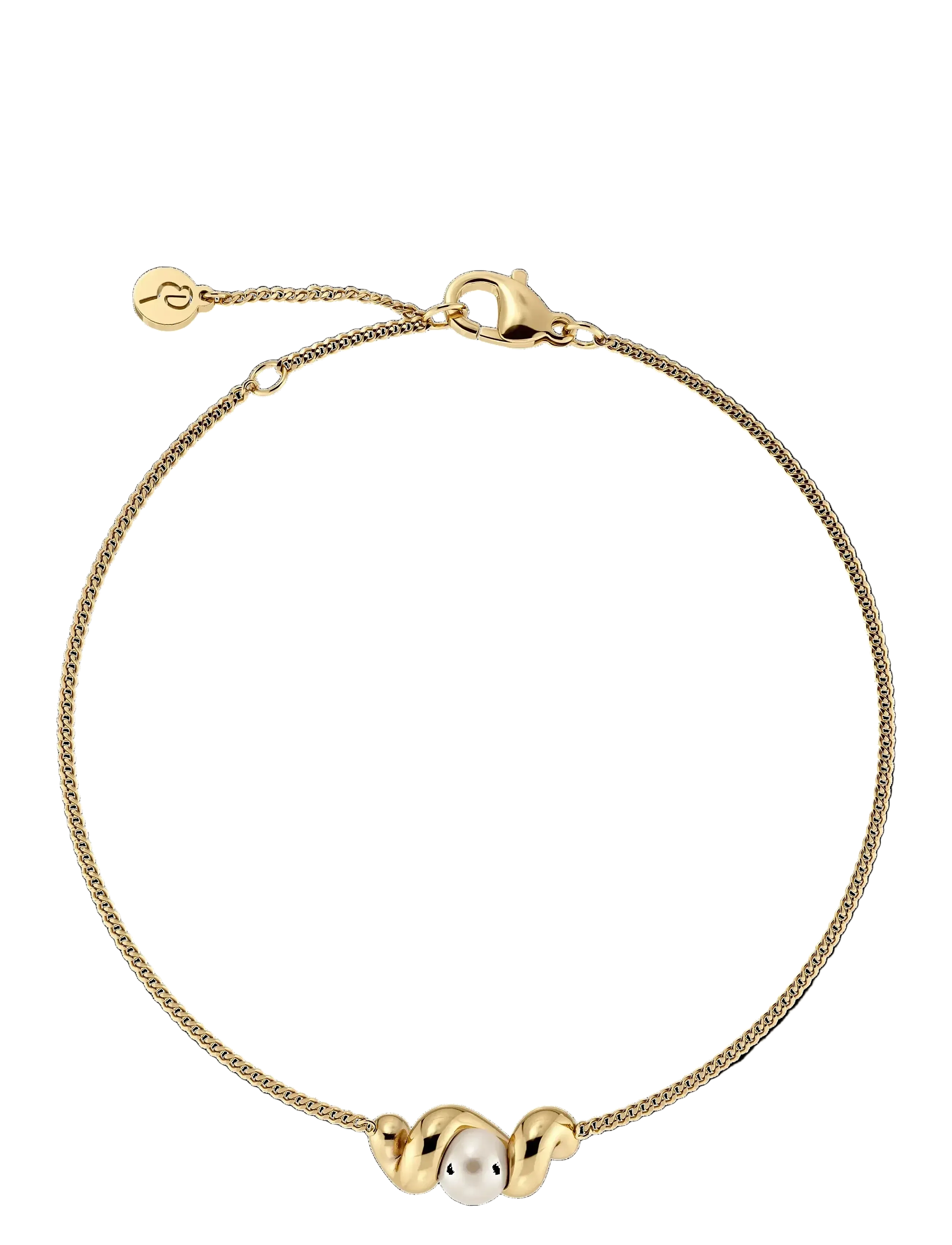 Guldpläterat Edblad Margot Bracelet Gold pärlemorarmband 130427