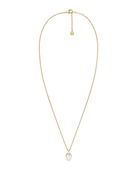 Guldpläterat Edblad Perla Necklace L Gold pärlhalsband 130663