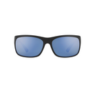 Serengeti Pistoia 8298 -aurinkolasit suoraan edestä kuvattuna. Mattamusta nylonkehys (Matte Black) ja siniset peilipintaiset Mineral Polarized 555nm Blue -mineraalilinssit.