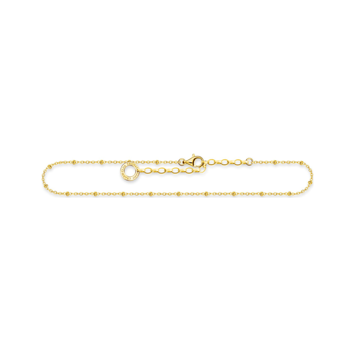 Thomas Sabo Dots förgylld ankelkedja AK0028-413-39-L27V