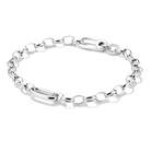 Thomas Sabo Charm Bracelet With Connect Link C1201-001-21 armband har en länkkedja som är cirka 5 mm tjock, som kan användas för att fästa både hängen och Charms.