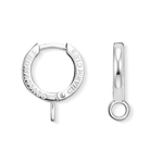 Thomas Sabo H2011-001-21 Charm Club -rengaskorvakoru tekstillä ja ripustuslenkillä.