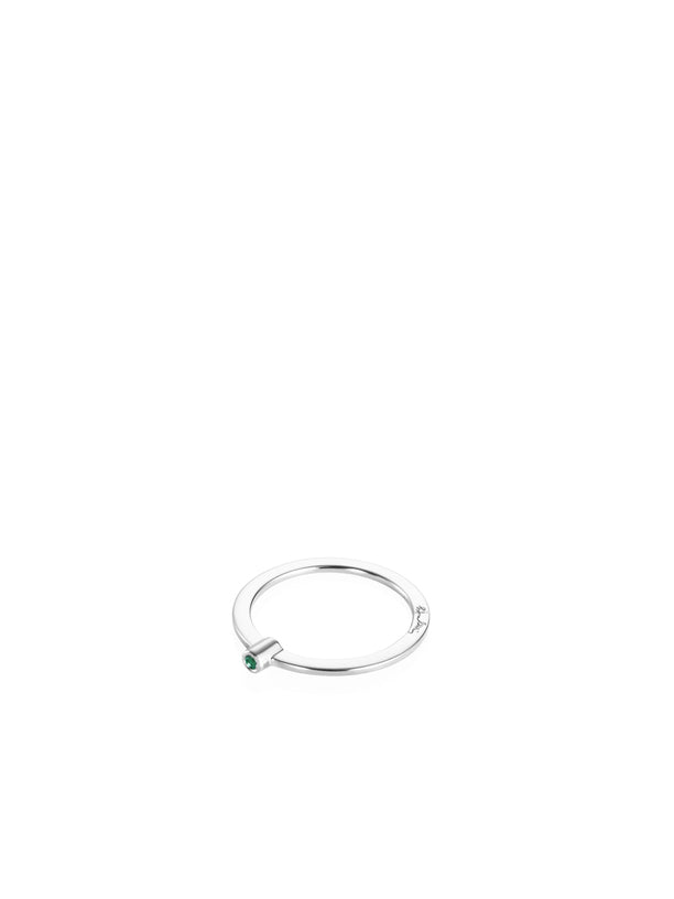 Efva Attling Micro Blink Green Emerald 13-100-01899 ring, sormus