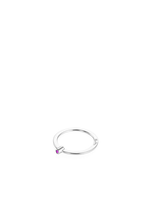 Efva Attling Micro Blink Pink Sapphire 13-100-01900 ring, sormus