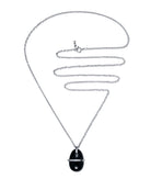 Efva Attling Slick & Black Pendant 11-100-02436 kaulakoru pitkällä ketjulla