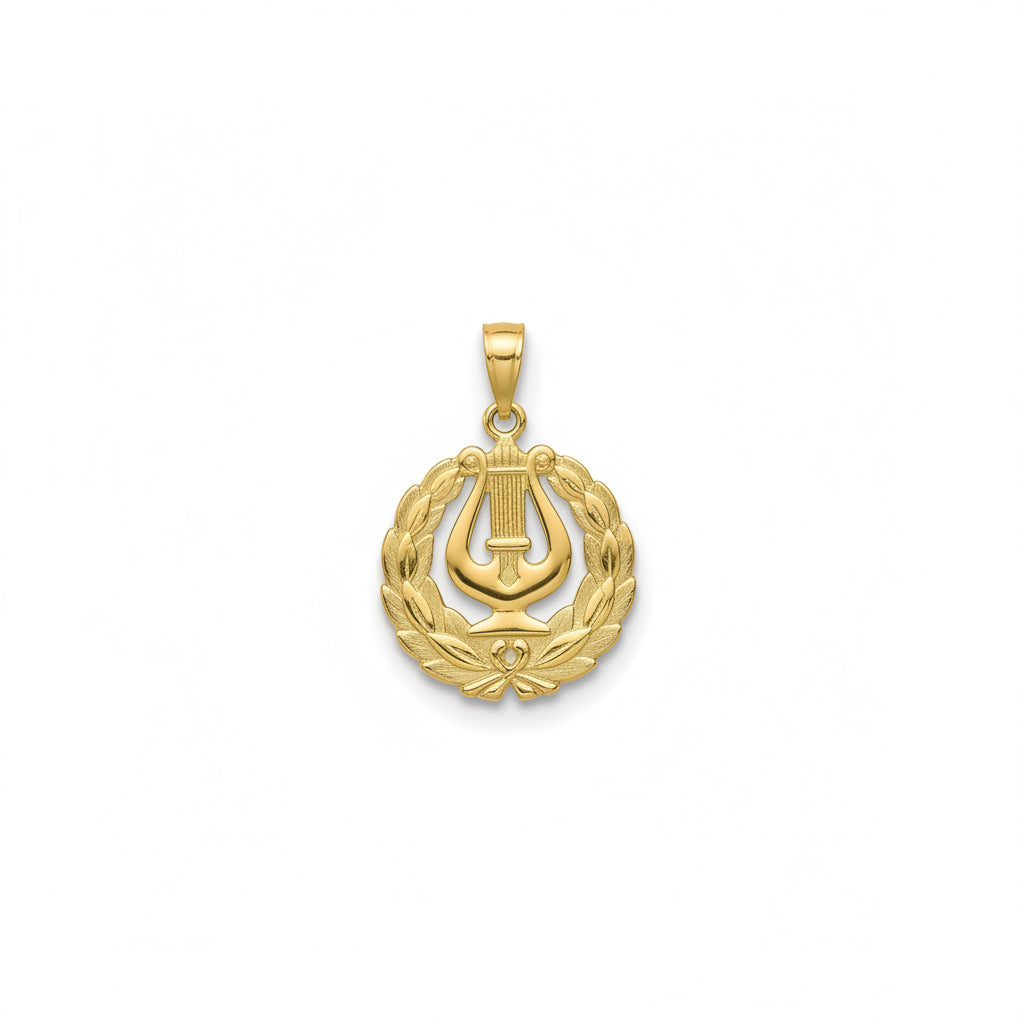 Riipuslyyra 18 mm 14K kultaa Suomi-malli