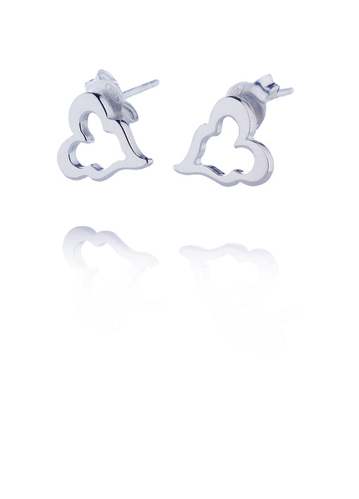 Crazy heart earring