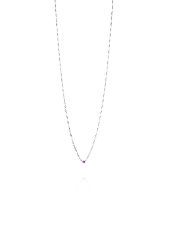 Efva Attling Micro Blink - pink sapphire 10-100-01898 halsband, kaulakoru